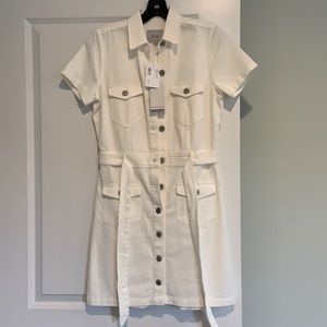 Rails button front dress.